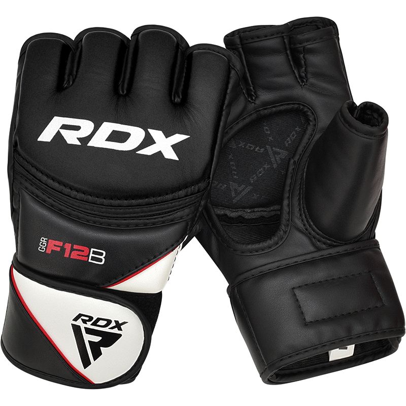 RDX F12 MMA Trainingshandschuhe & Grappling - Schwarz - FIGHTWEAR