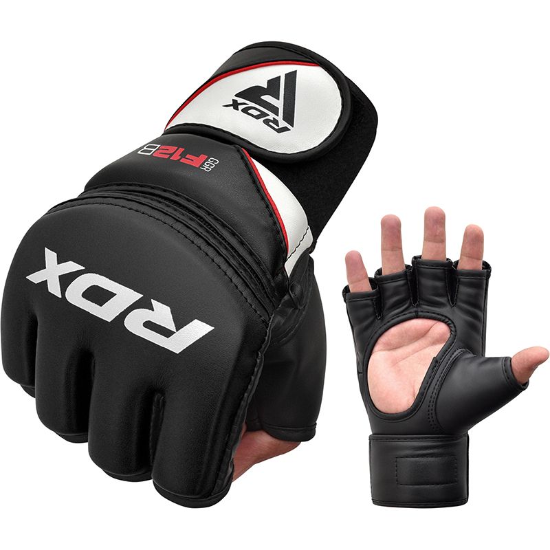 RDX F12 MMA Trainingshandschuhe & Grappling - Schwarz - FIGHTWEAR