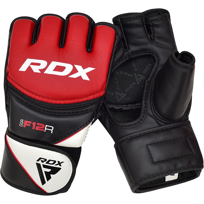 RDX F12 MMA Trainingshandschuhe & Grappling - Rot - FIGHTWEAR