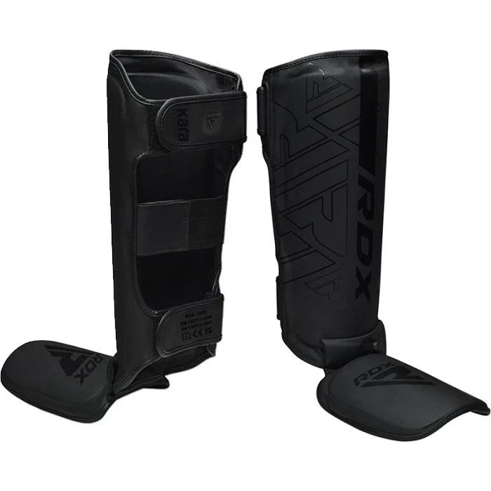 Protezione per soletta tibia RDX F6 KARA MMA - Nera