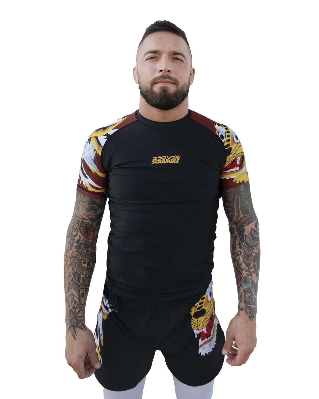 Rashguard à manches courtes Scramble Sukajan