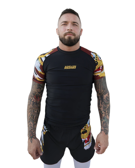 Scramble Sukajan Short Sleeve Rashguard