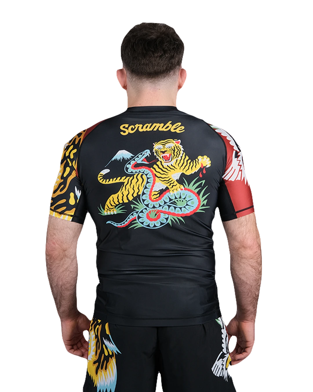 Rashguard à manches courtes Scramble Sukajan