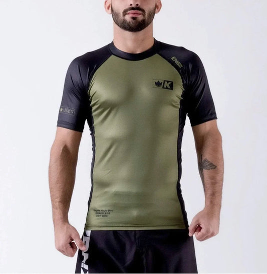 Kingz Krown S/S Jiu Jitsu Rash Guard - FIGHTWEAR