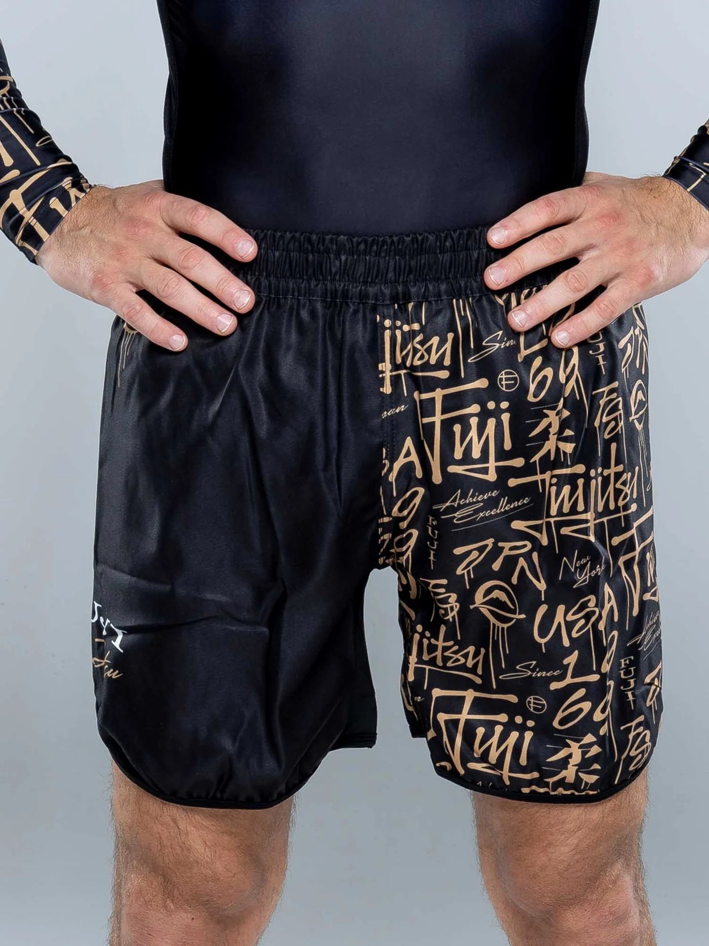 FUJI Shinobi Fight Shorts Schwarz