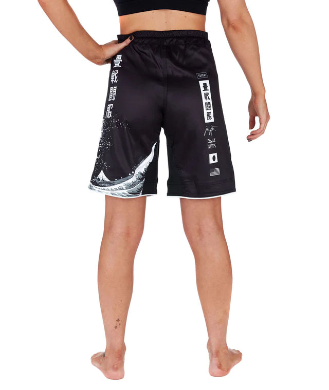 Tatami Ladies Kanagawa Shorts - Schwarz - FIGHTWEAR