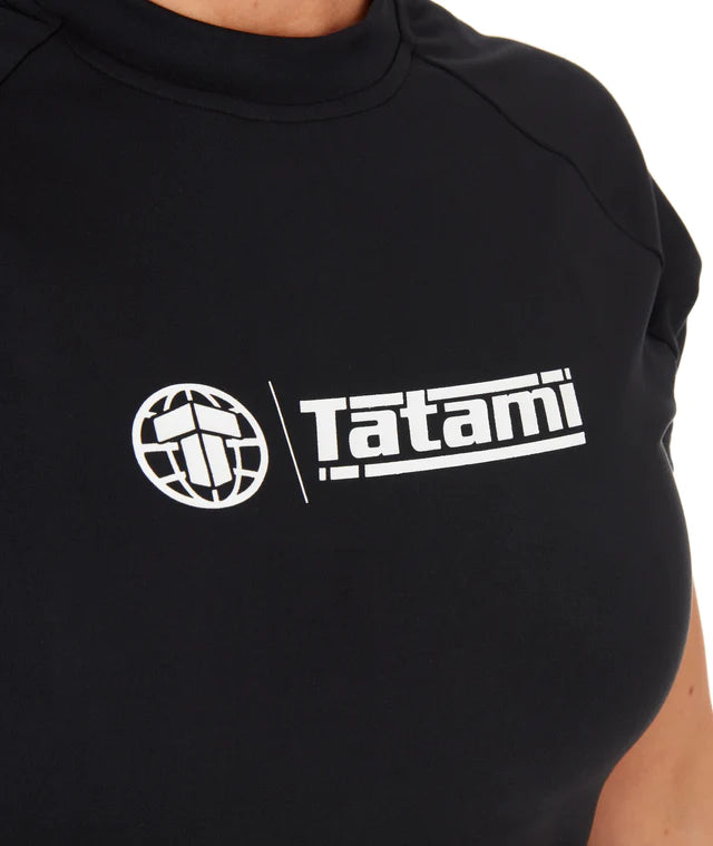 Rashguard à manches courtes Tatami Impact pour femme 