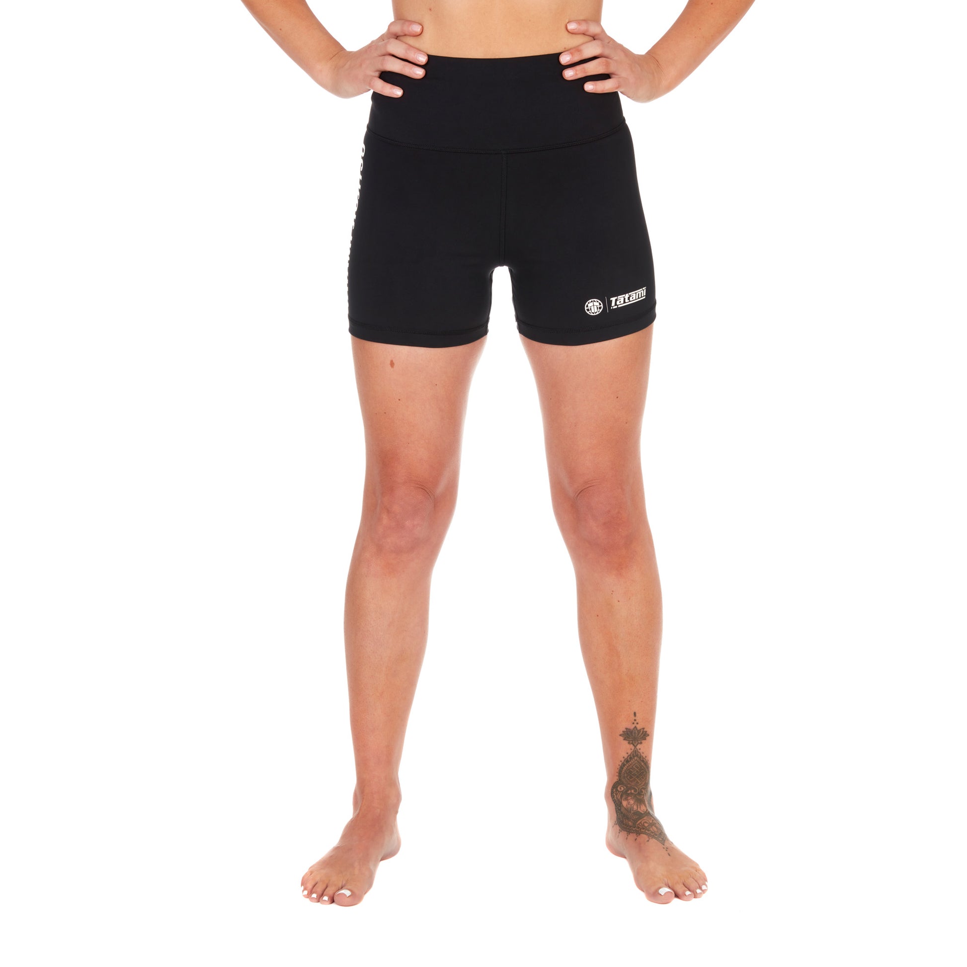 Tatami Ladies Impact Compression Shorts - Schwarz - FIGHTWEAR