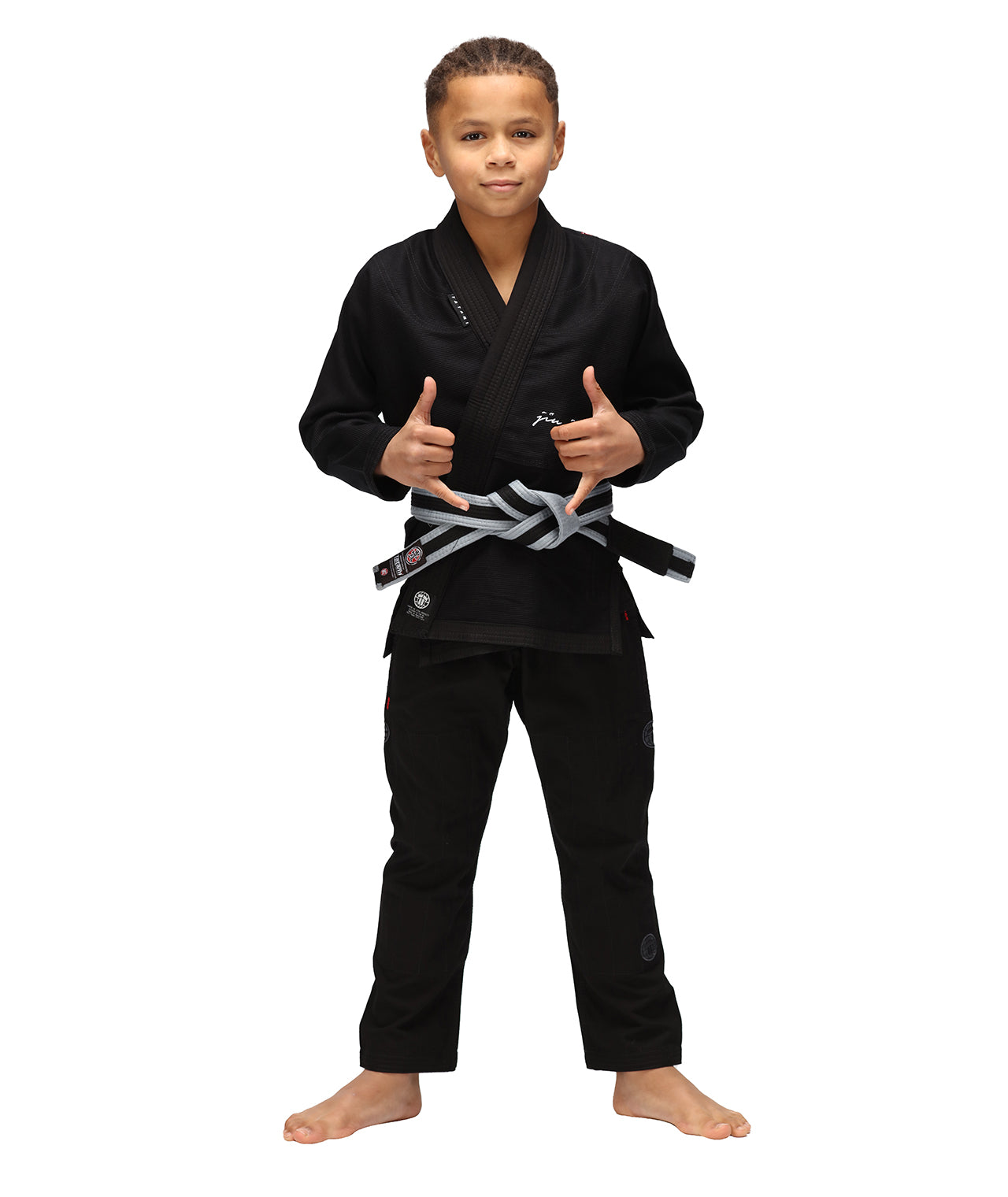 Tatami Kids Elements Superlite Gi - Schwarz - FIGHTWEAR