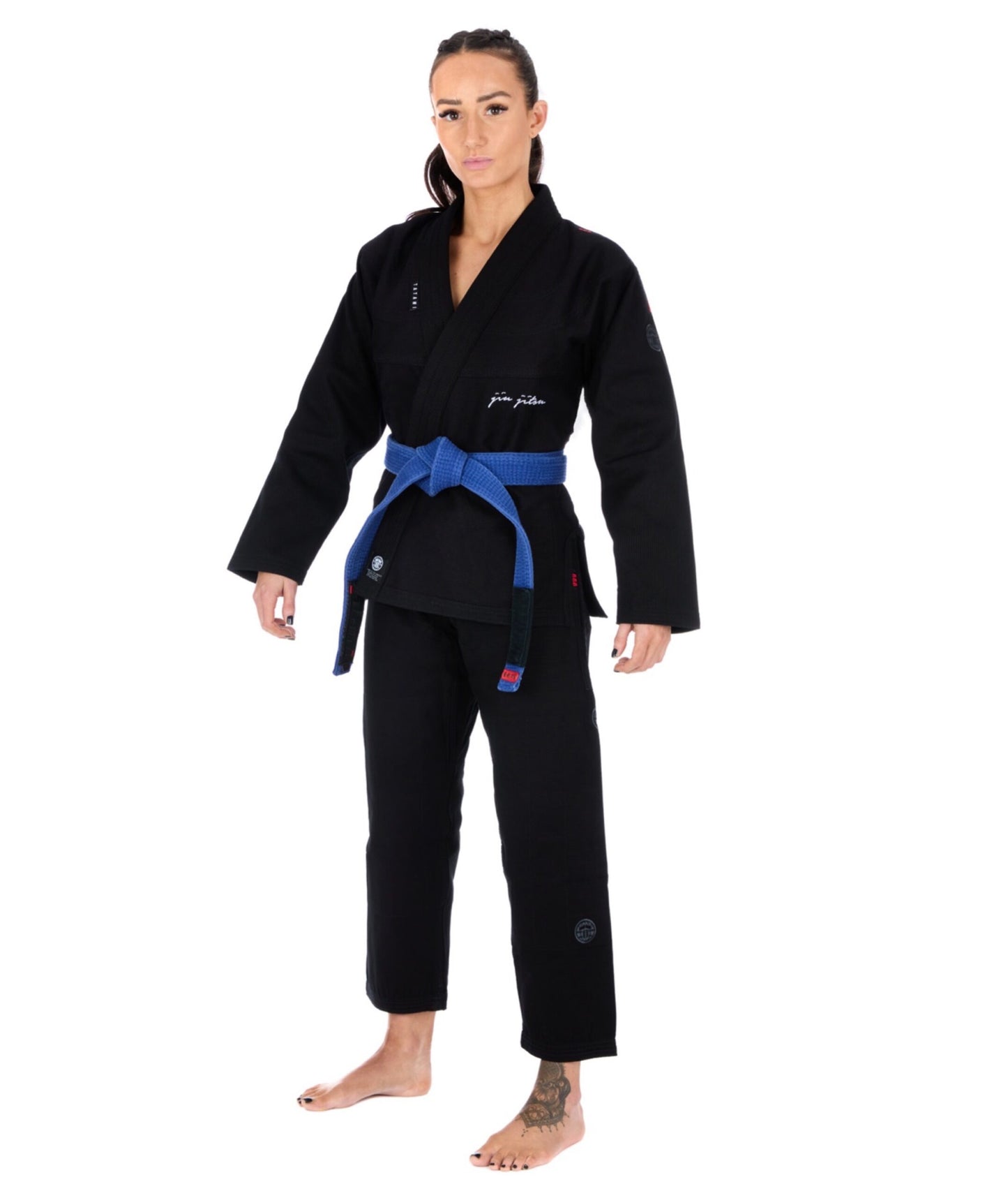 Ladies Elements Superlite Gi - Schwarz - FIGHTWEAR