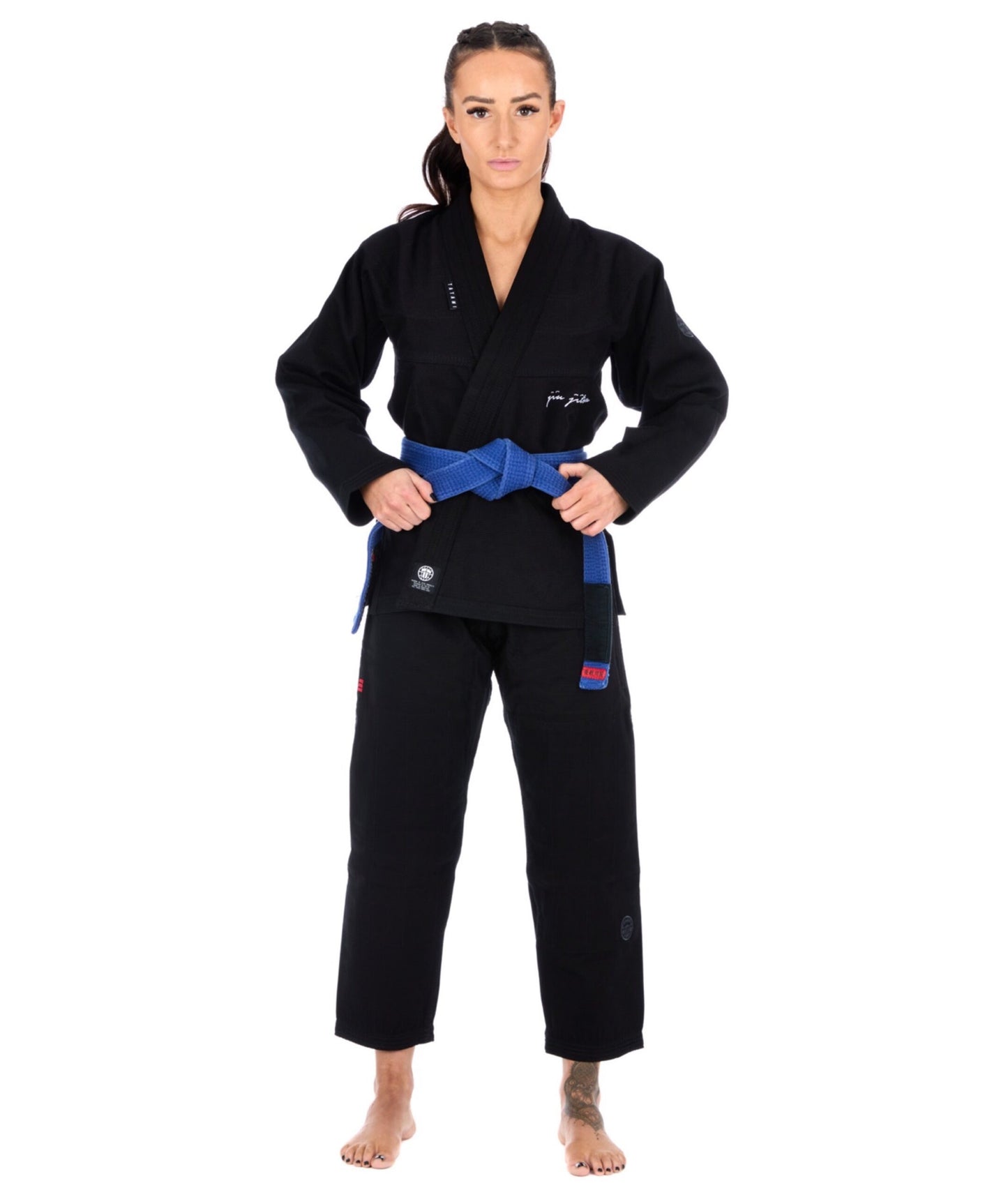 Ladies Elements Superlite Gi - Schwarz - FIGHTWEAR