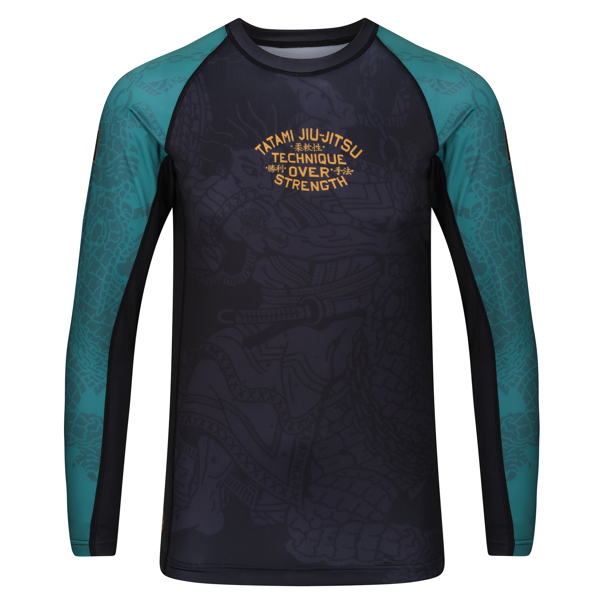 Technique Eco Tech Recycled Long Sleeve Rash Guard – Grünn - FIGHTWEAR