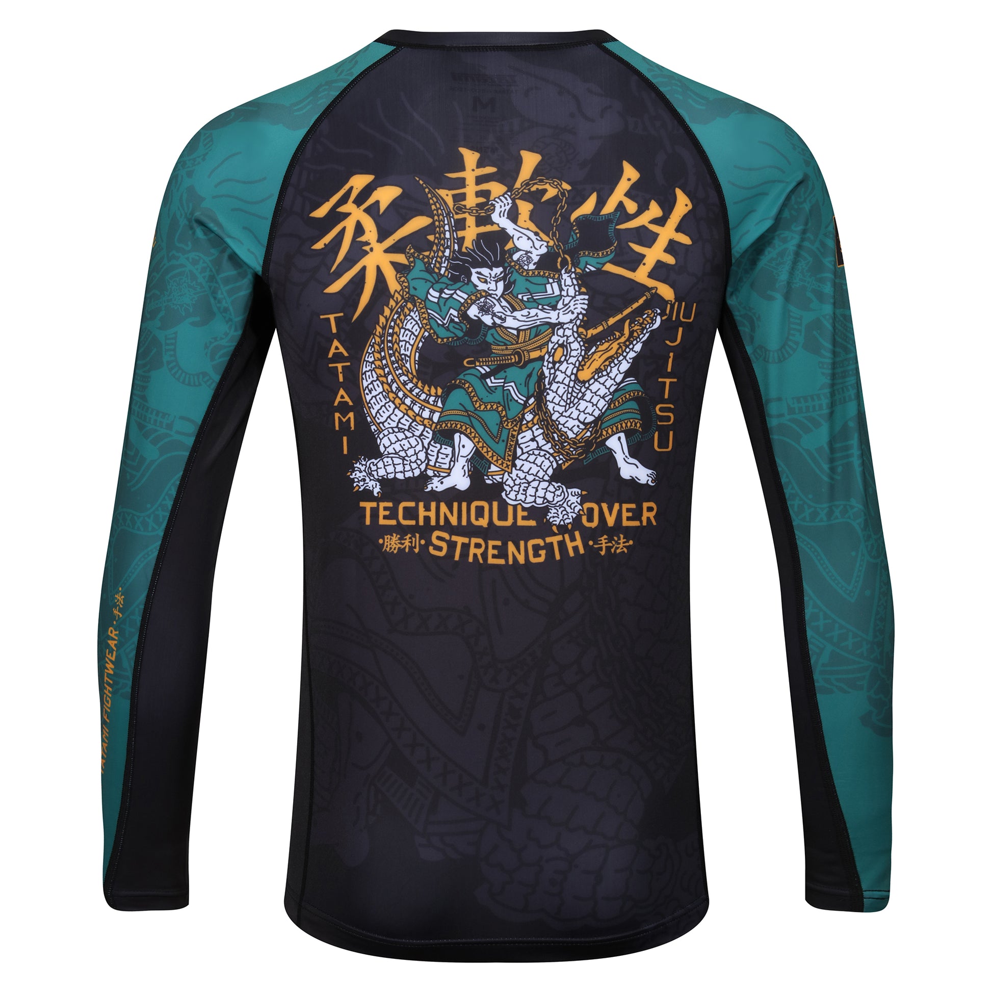 Technique Eco Tech Recycled Long Sleeve Rash Guard – Grünn - FIGHTWEAR