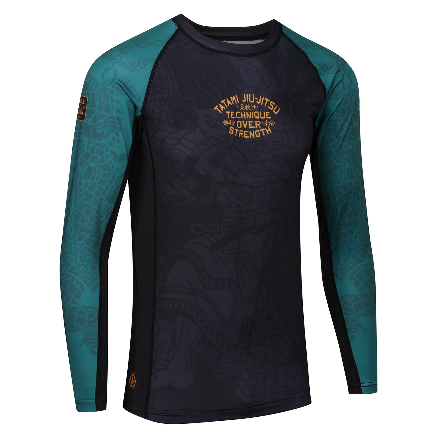 Technique Eco Tech Recycled Long Sleeve Rash Guard – Grünn - FIGHTWEAR