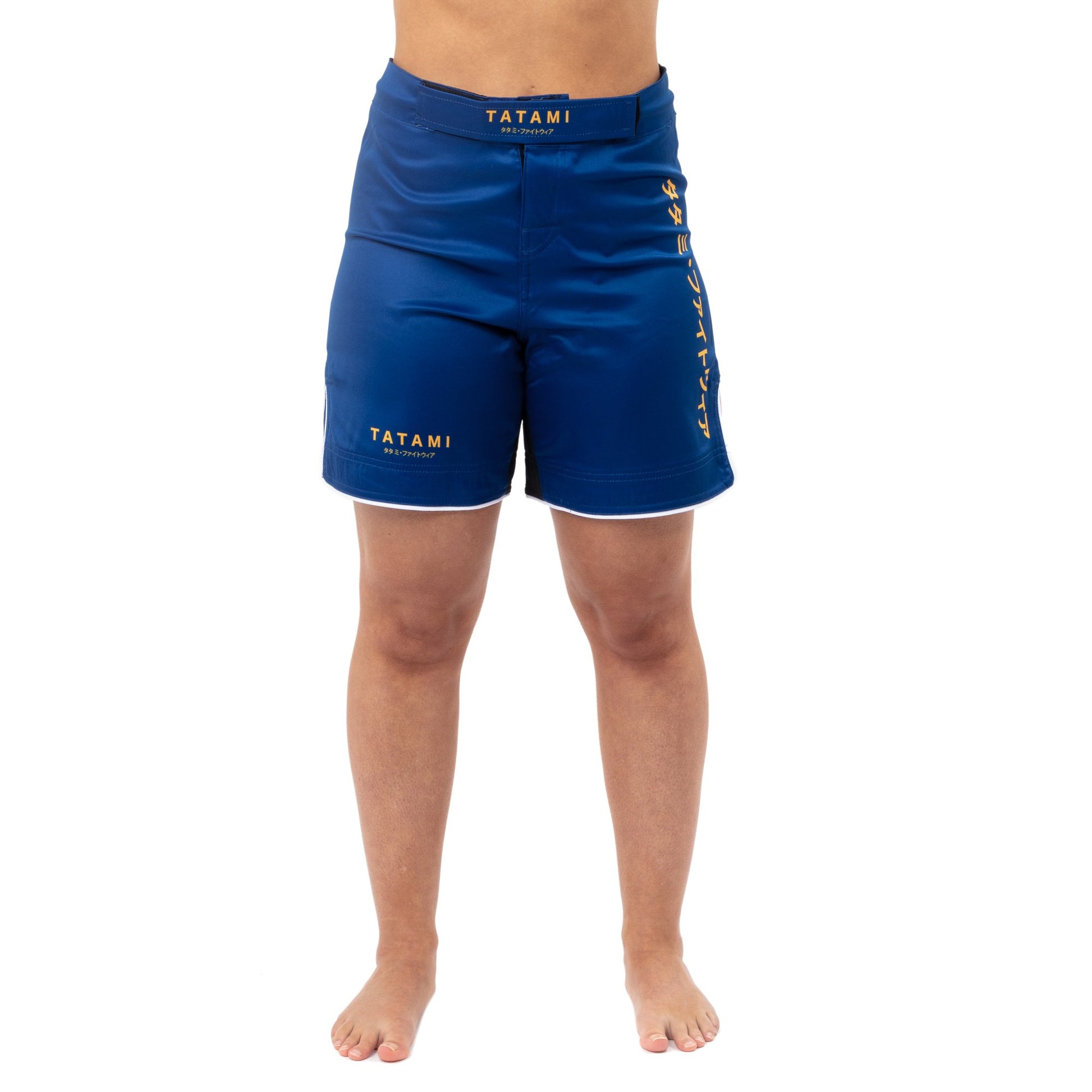 Tatami Ladies Katakana Grappling Shorts - Navy - FIGHTWEAR