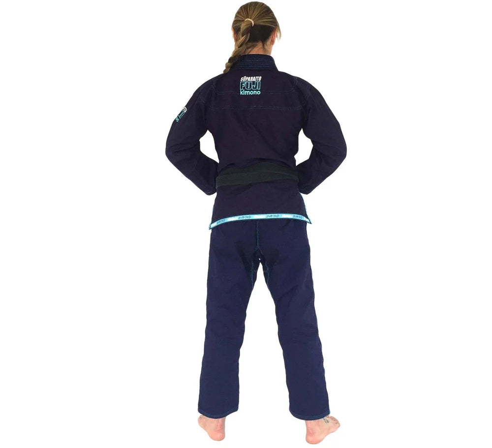 FUJI Suparaito Womens BJJ Gi Crane Edition - Navy - FIGHTWEAR