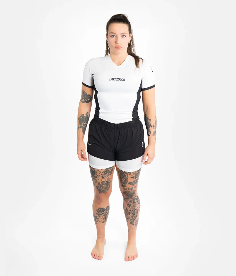 Progress Women's Academy + Rashguard - Weiss