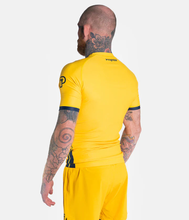 Progress Academy + Rashguard giallo