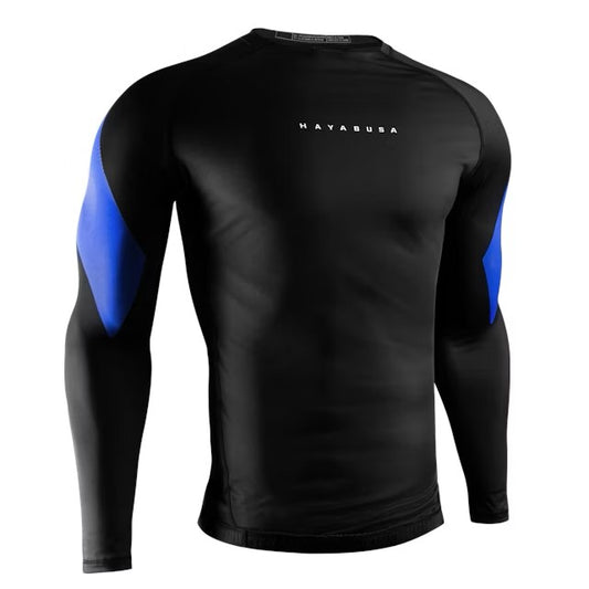Hayabusa Men’s Pro Ranked Long Sleeve Rash Guard - Blau