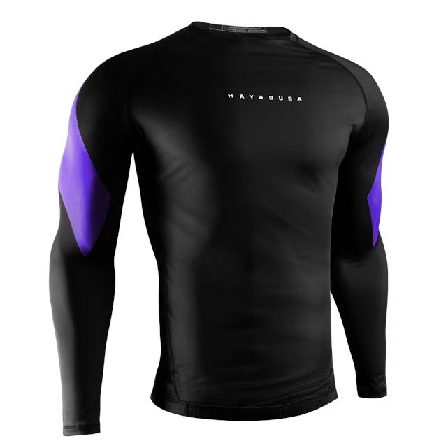 Hayabusa Men’s Pro Ranked Long Sleeve Rash Guard - Violett