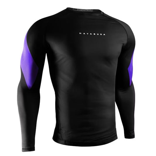 Hayabusa Men’s Pro Ranked Long Sleeve Rash Guard - Violett