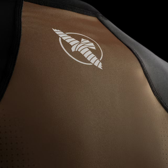 Hayabusa Men’s Pro Ranked Long Sleeve Rash Guard - Braun