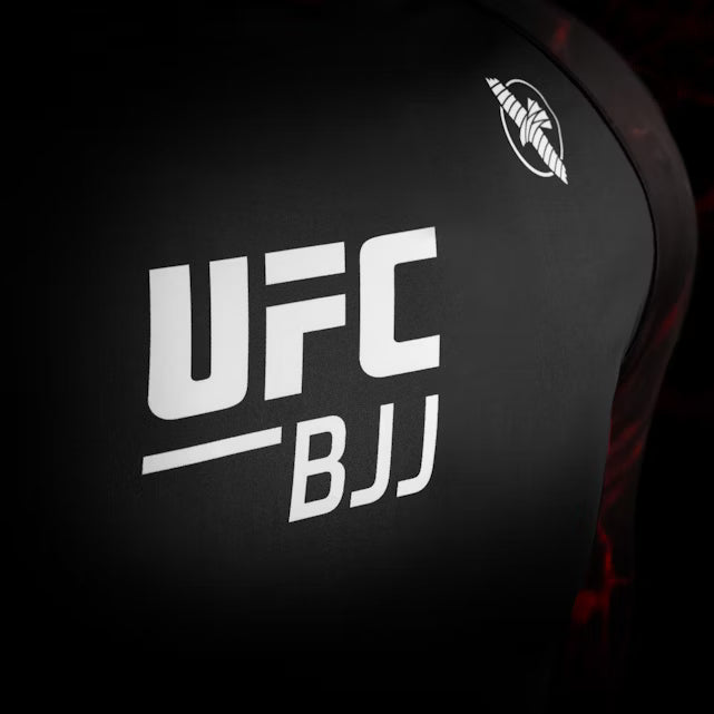 UFC BJJ Men’s Long Sleeve Rash Guard - Schwarz