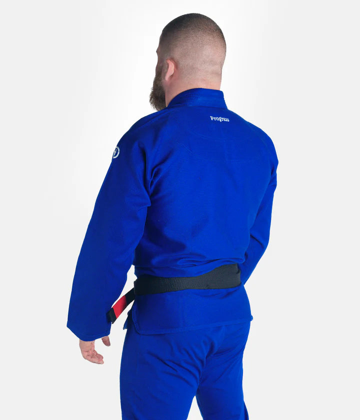 Progress JiuJitsu The Academy Gi - Blau (mit GRATIS Weissgürtel) - FIGHTWEAR