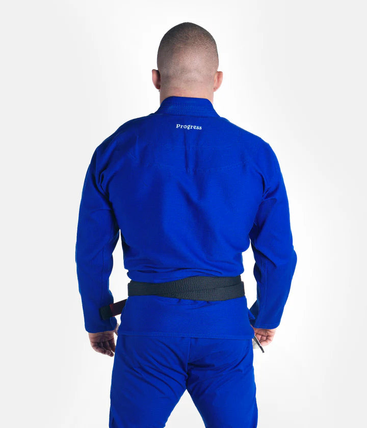 Progress JiuJitsu The Academy Gi - Blau (mit GRATIS Weissgürtel) - FIGHTWEAR