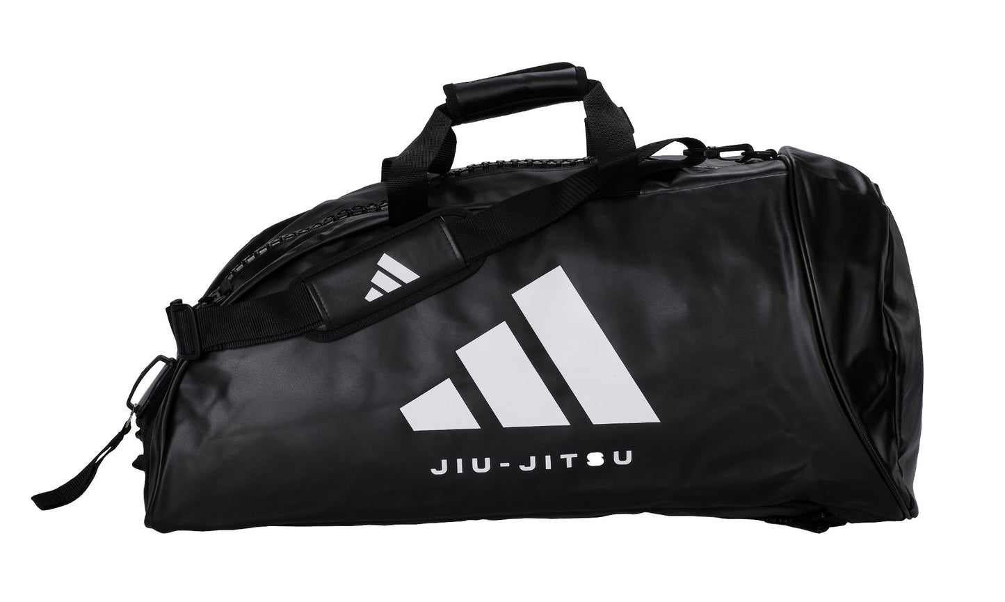 adidas 2in1 Bag Jiu-Jitsu schwarz/weiss PU, adiACC051BJJ - FIGHTWEAR