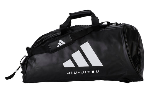 Borsa adidas 2in1 Jiu-Jitsu PU nera/bianca, adiACC051BJJ 