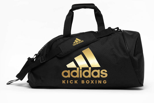 Borsa adidas 2in1 Kickboxing nera/oro PU, adiACC051KB 