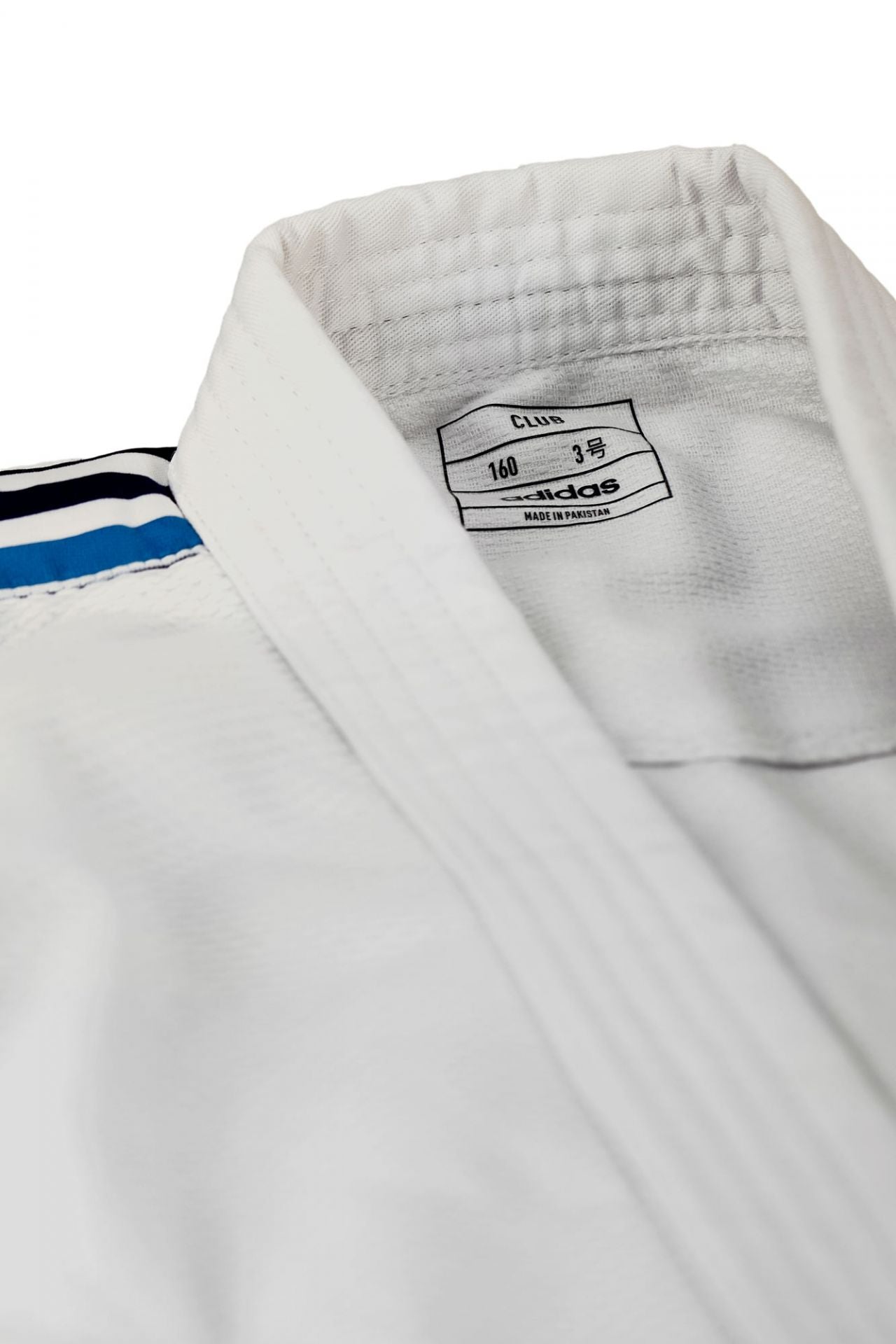 adidas Judo-Anzug Club weiss/gradient blau J350 - FIGHTWEAR