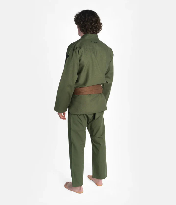 Progress JiuJitsu The Academy Gi - Militärgrün (mit GRATIS Weissgürtel)