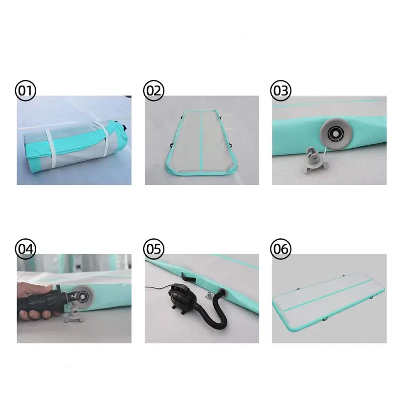 FW Gymnastikmatte 3x1m - Blau - FIGHTWEAR