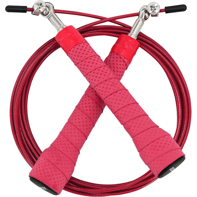 Corde à sauter RDX C11 avec poignées antidérapantes - Rouge