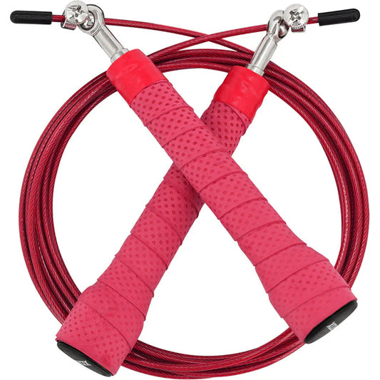 Corde à sauter RDX C11 avec poignées antidérapantes - Rouge