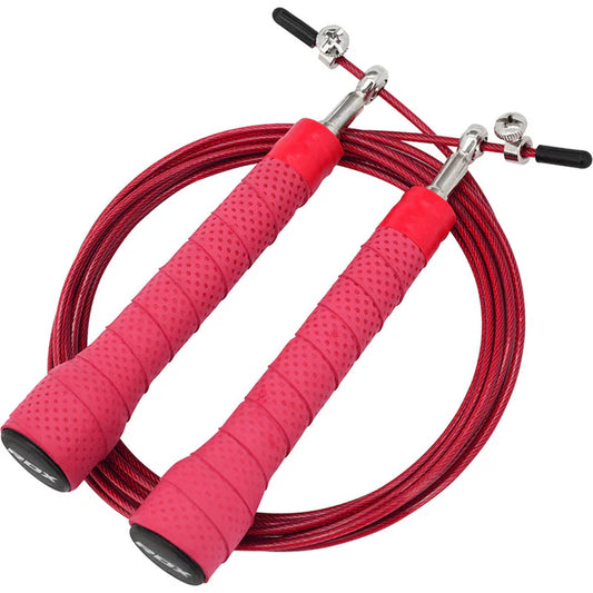 Corde à sauter RDX C11 avec poignées antidérapantes - Rouge