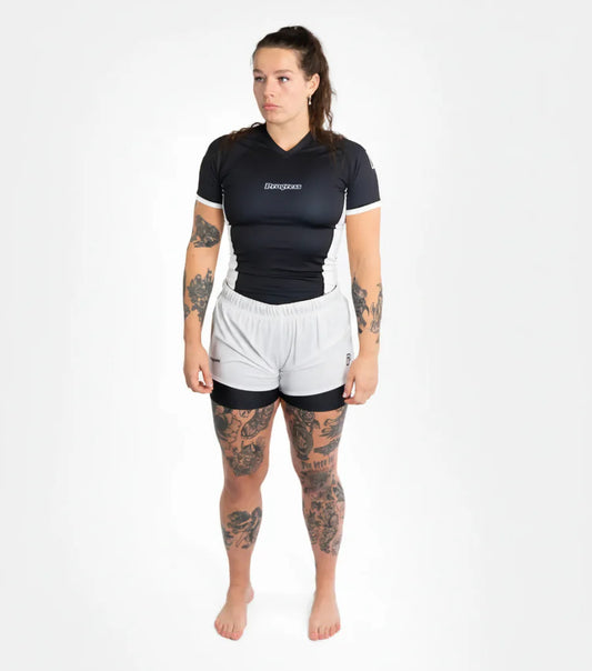 Progress Women's Academy + Rashguard - Schwarz/Weiss