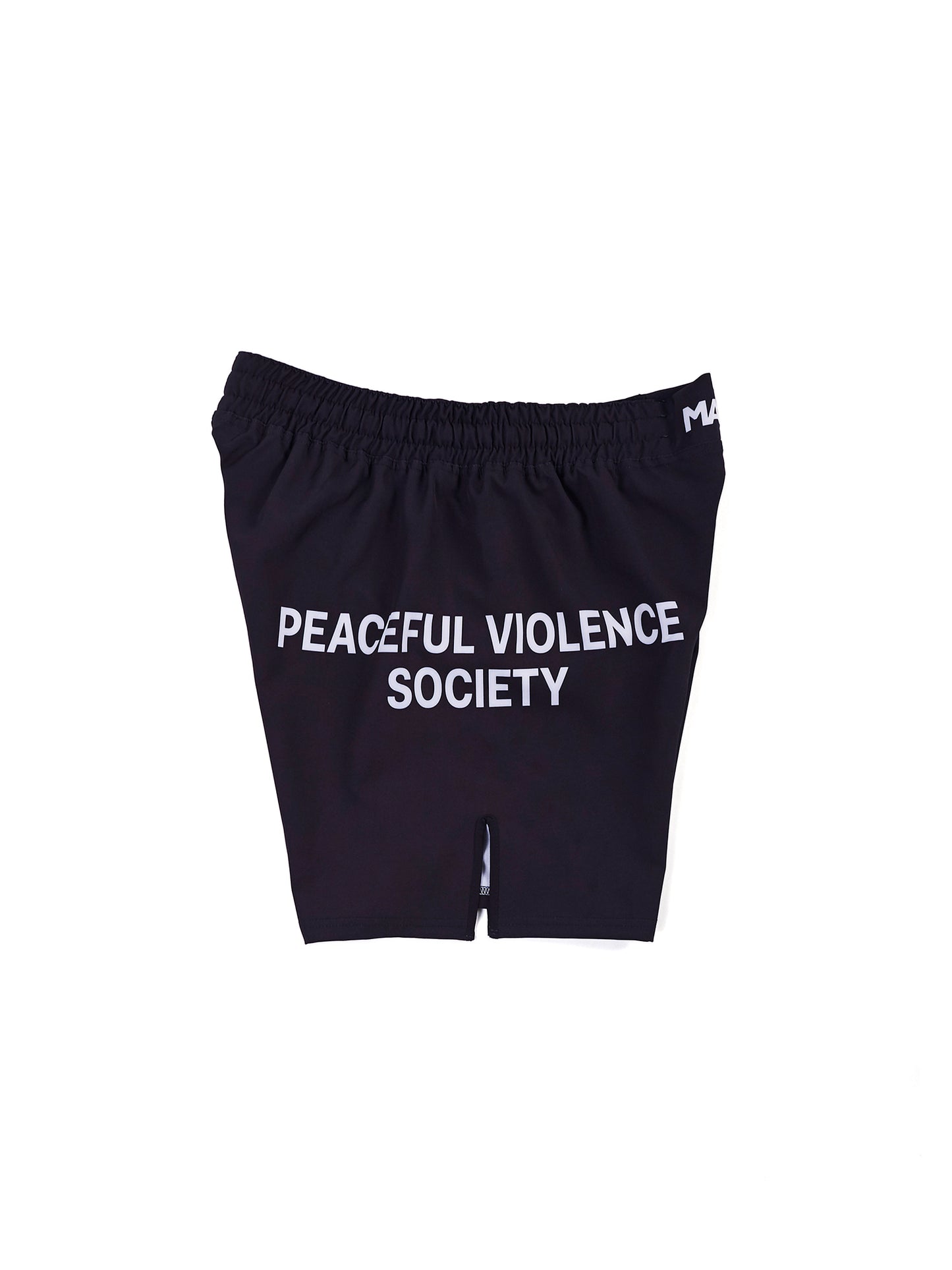 MANTO fight shorts SOCIETY - Schwarz