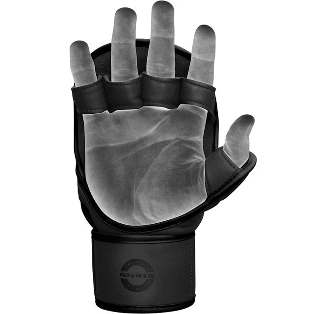 RDX F6 KARA MMA Sparring Handschuhe 7oz - Schwarz