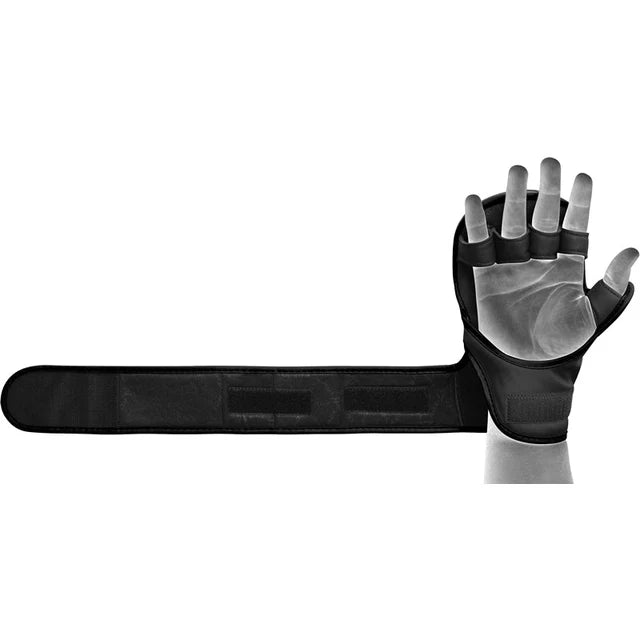 RDX F6 KARA MMA Sparring Handschuhe 7oz - Schwarz