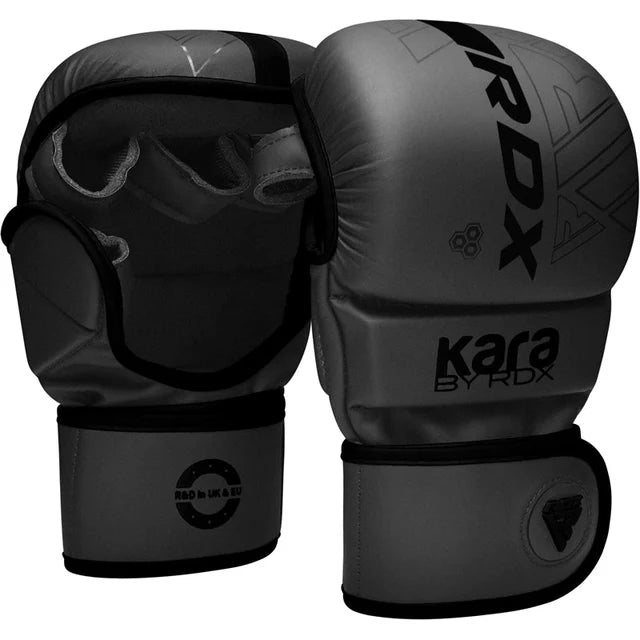 RDX F6 KARA MMA Sparring Handschuhe 7oz - Schwarz