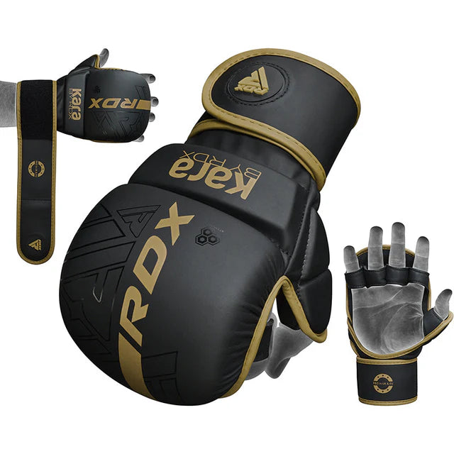 RDX F6 KARA MMA Sparring Handschuhe 7oz - Gold