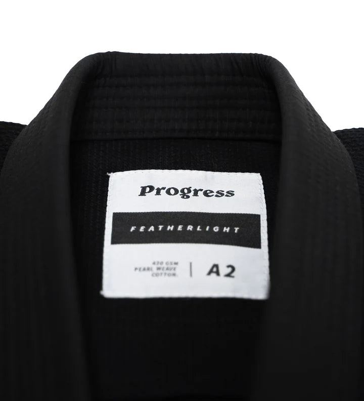 Gi da competizione leggero Progress Featherlight - Nero