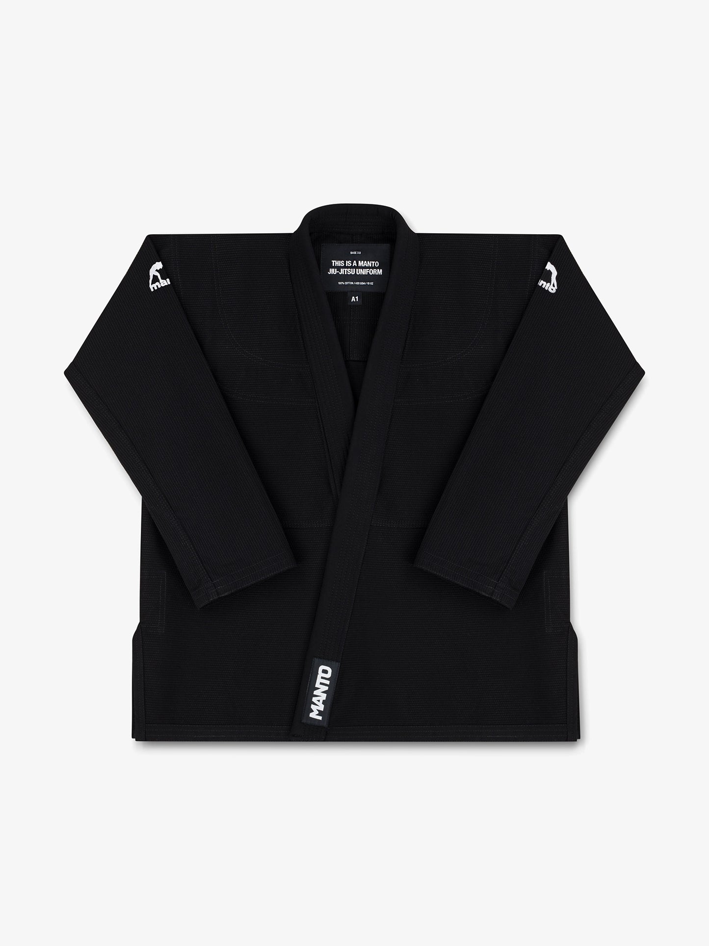 MANTO "BASE 3.0" BJJ GI - Schwarz-Weiss