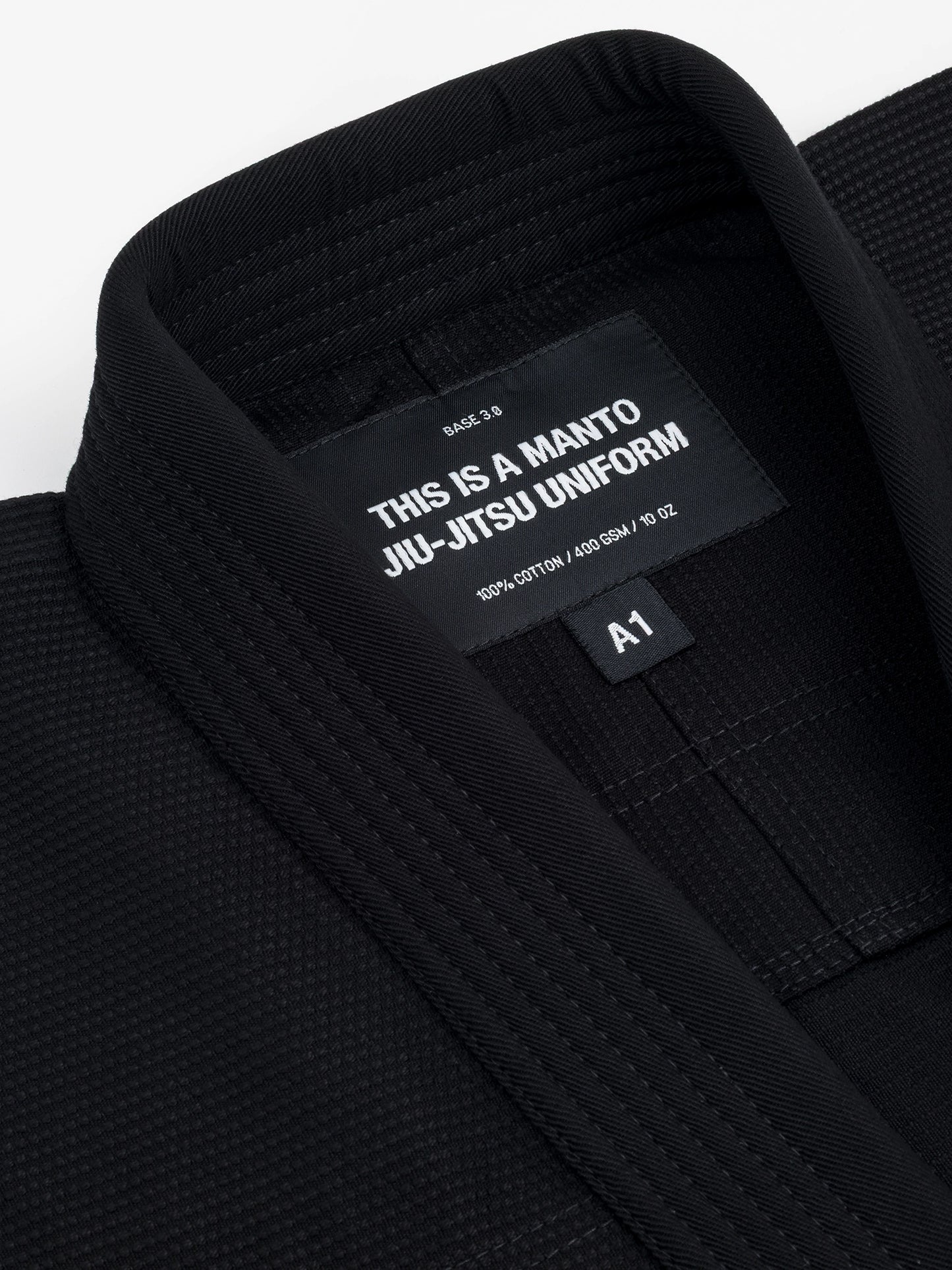 MANTO "BASE 3.0" BJJ GI - Schwarz-Weiss