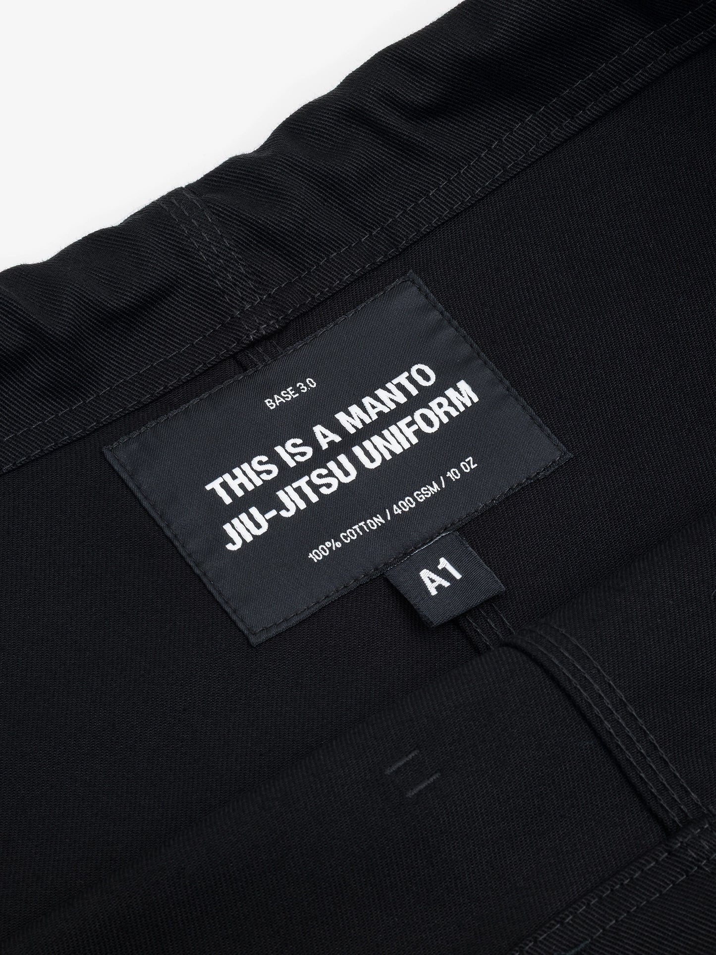 MANTO "BASE 3.0" BJJ GI - Schwarz-Weiss