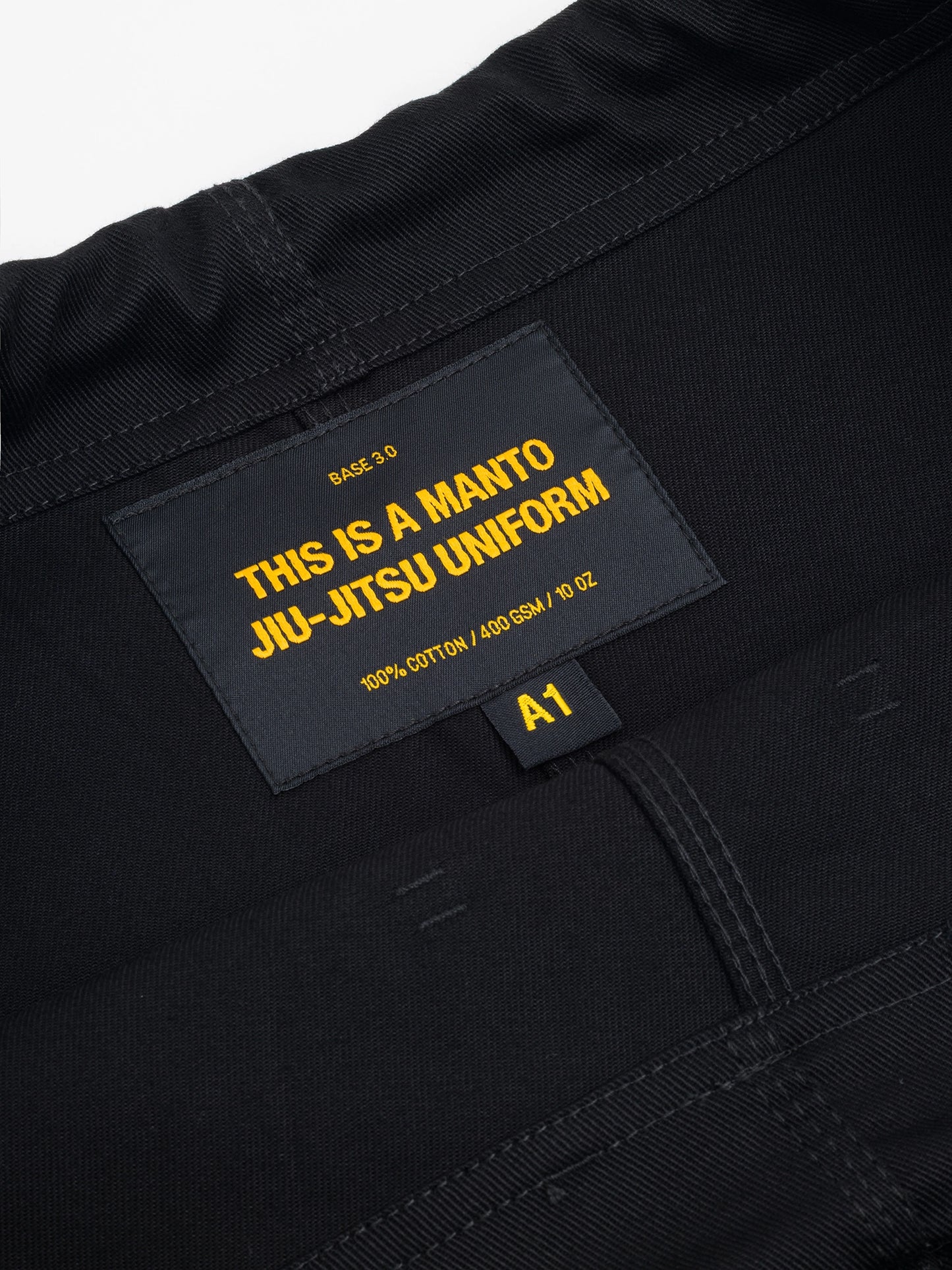 MANTO "BASE 3.0" BJJ GI - Schwarz-Orange