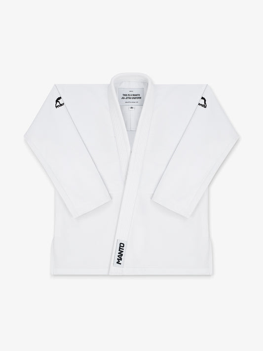 MANTO "BASE 3.0" BJJ GI - Weiss - FIGHTWEAR